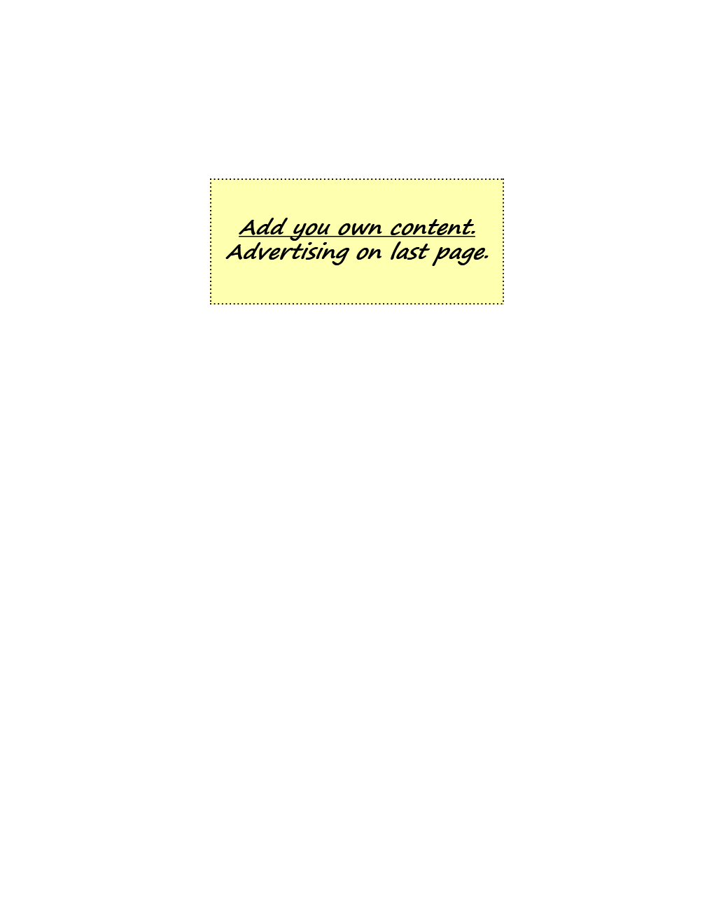 Sample page 5, starter text box examples