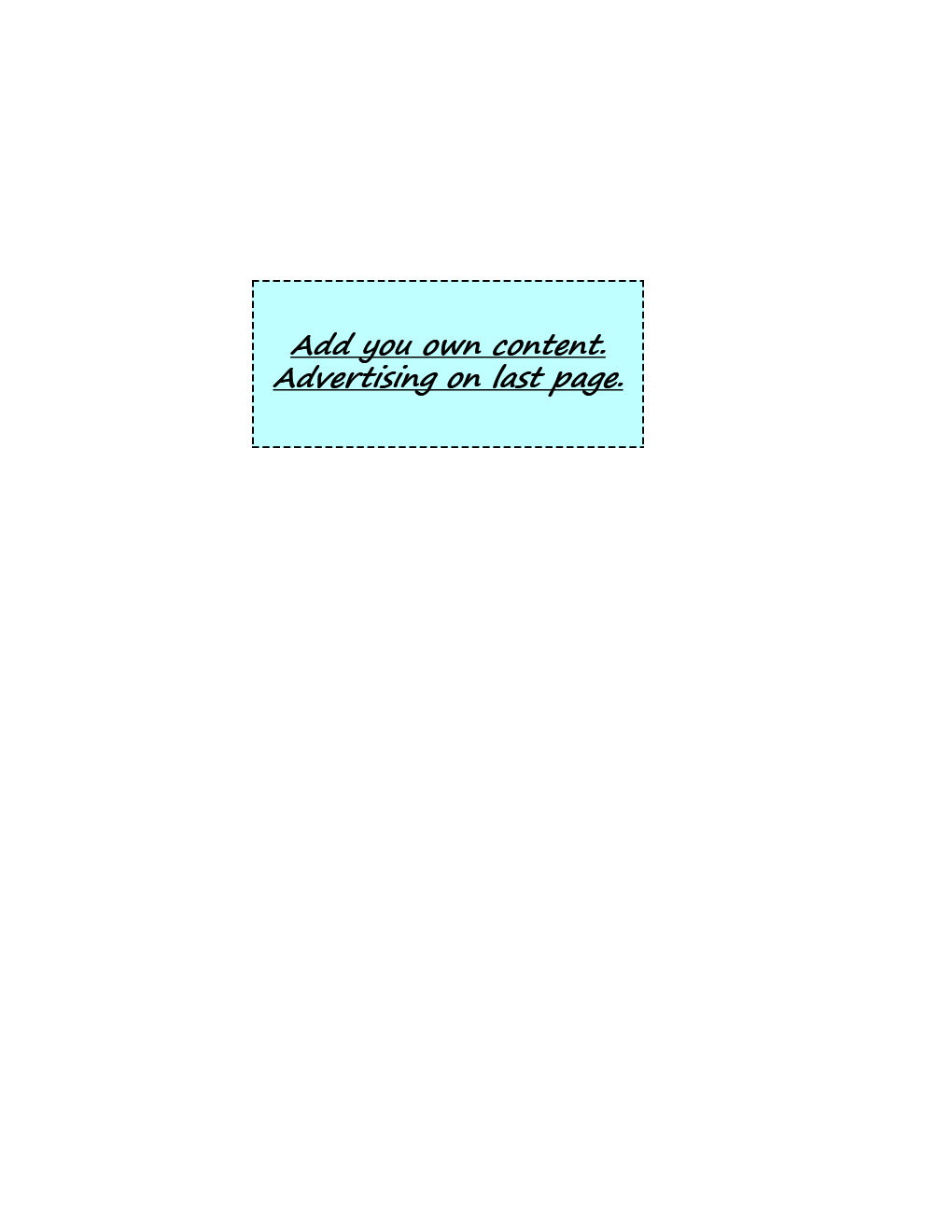 Sample page 6, starter text box examples